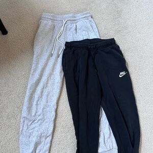 2 sweatpants/joggers (garage and nike)